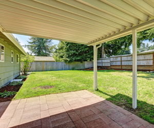 Roof over patio in Littleton